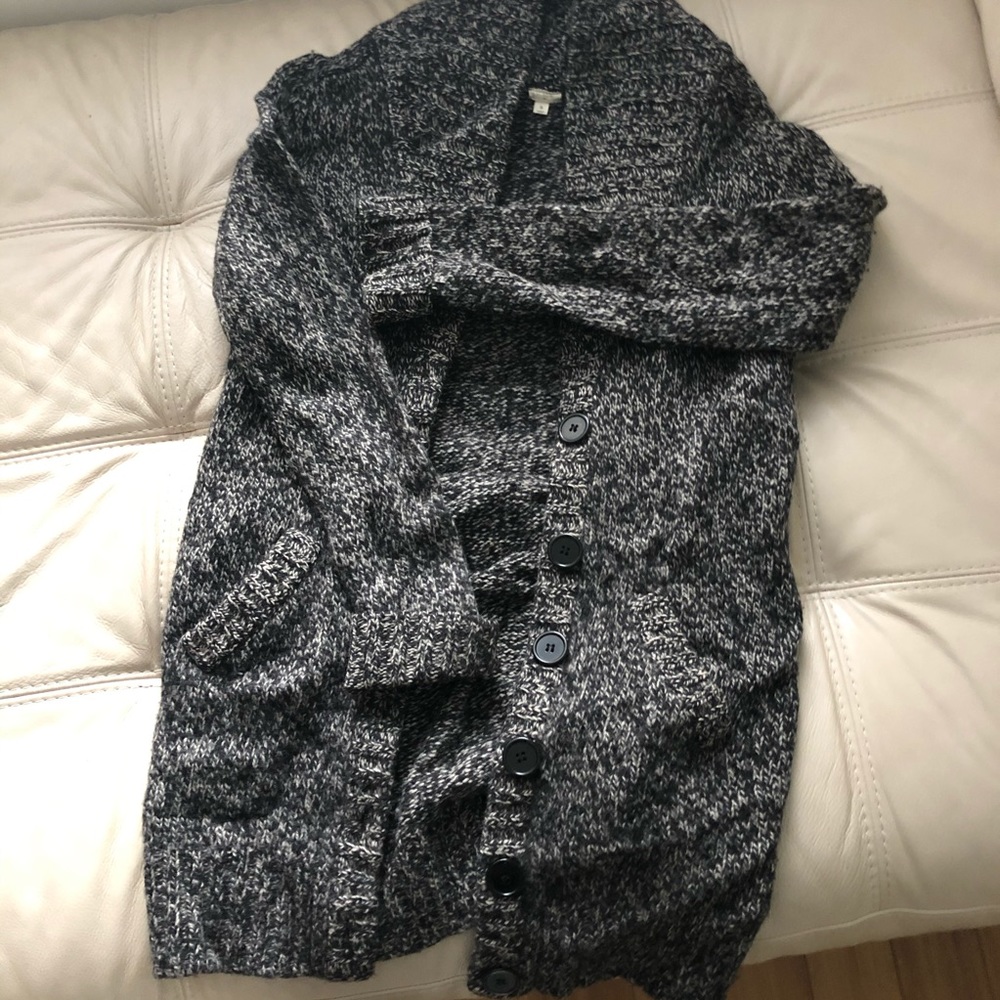 J Crew Speckled Knitted Cardigan